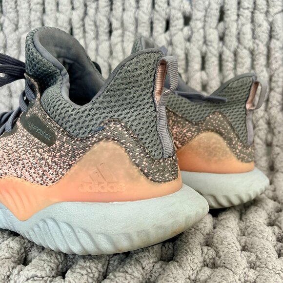 Adidas AlphaBounce Running Shoes Speckled Gray & Pink– Size 6.5 - Picture 15 of 15